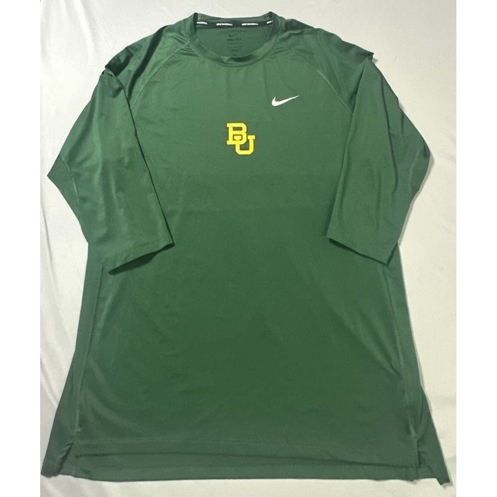 Nike Basketball Pro Dry Fit BU Baylor University Shirt Men's Sz X-Large Swoosh!